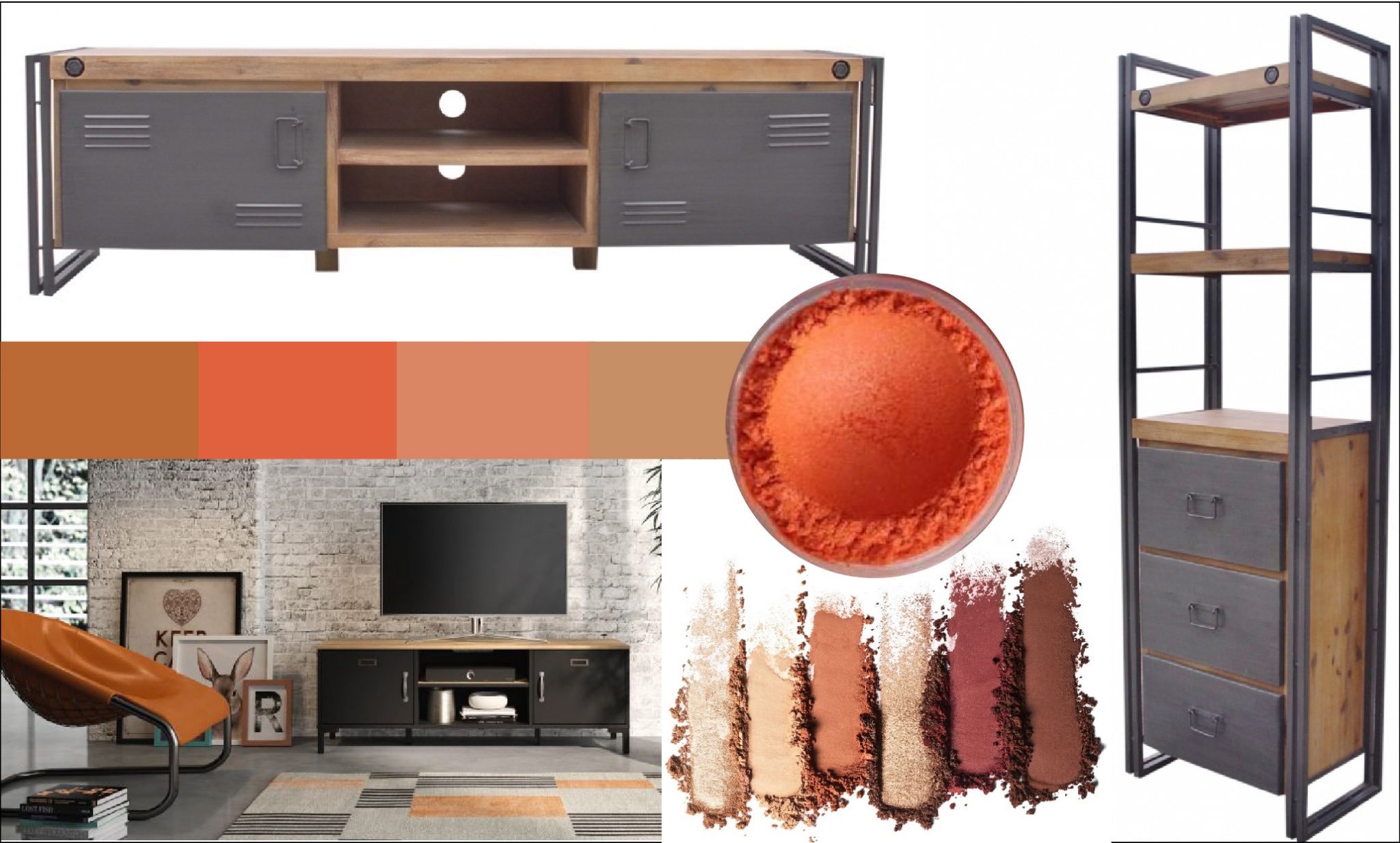 Welke kleur muur past bij industriële meubels - Happy Home